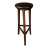 Oak farmhouse bar stool circa 30's/40's