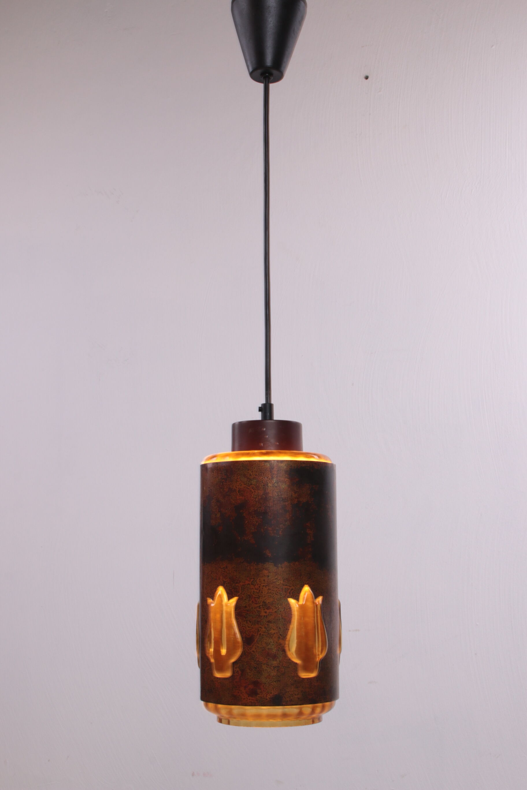 Nanny Still Brutalist pendant lamp made by raak 1960s