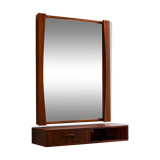 Miroir encadré en palissandre, lot de 2