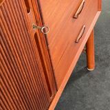 Danish Tambour Door Sideboard by Hvidt & Molgaard 50s