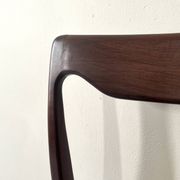 Scandinavian chair in teak & velvet by Niels Otto Moller, Denmark 1950