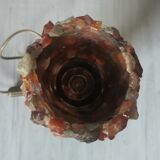 Table lamp gilded wood and stones