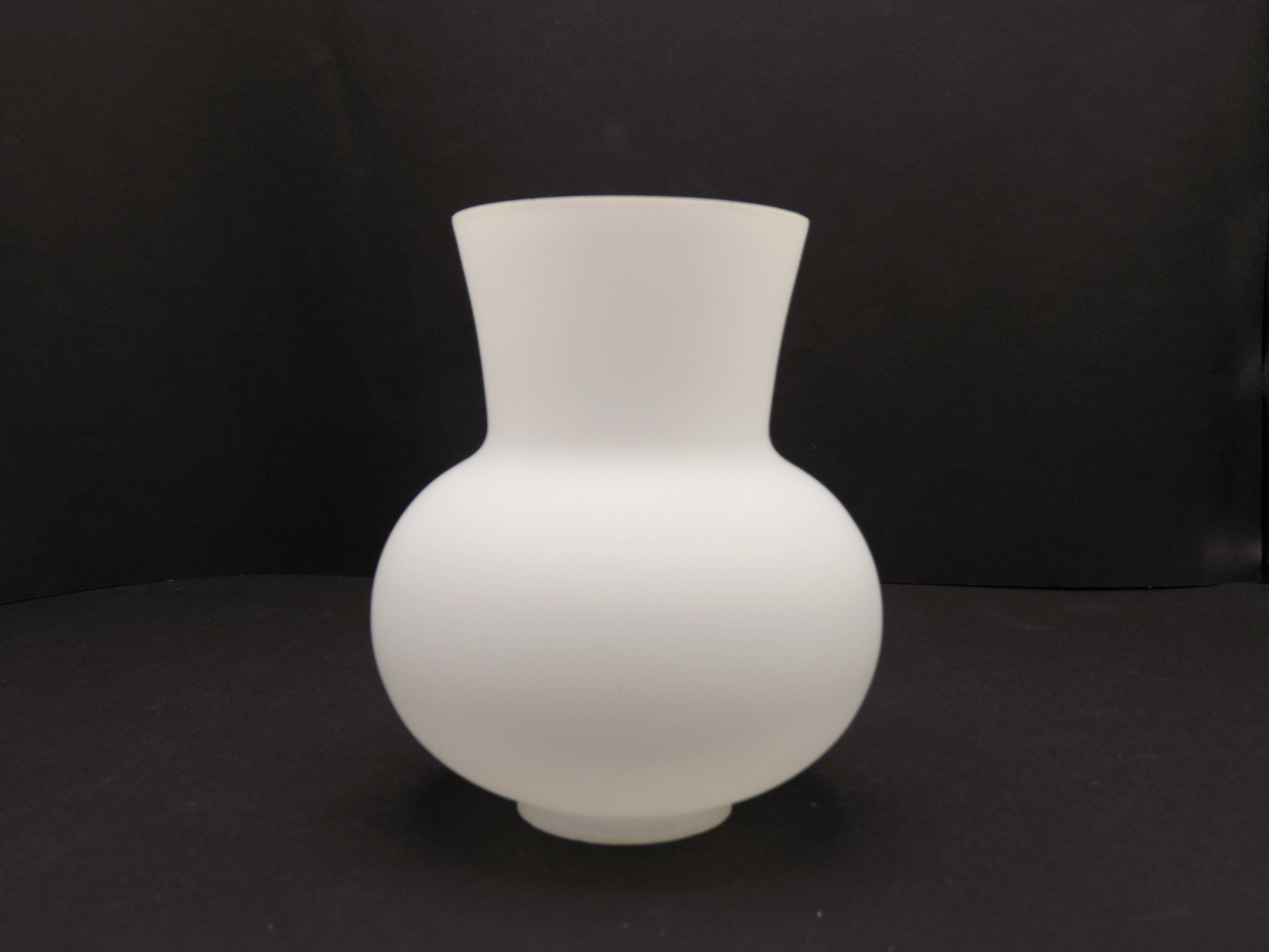 Opaque white glass lampshade