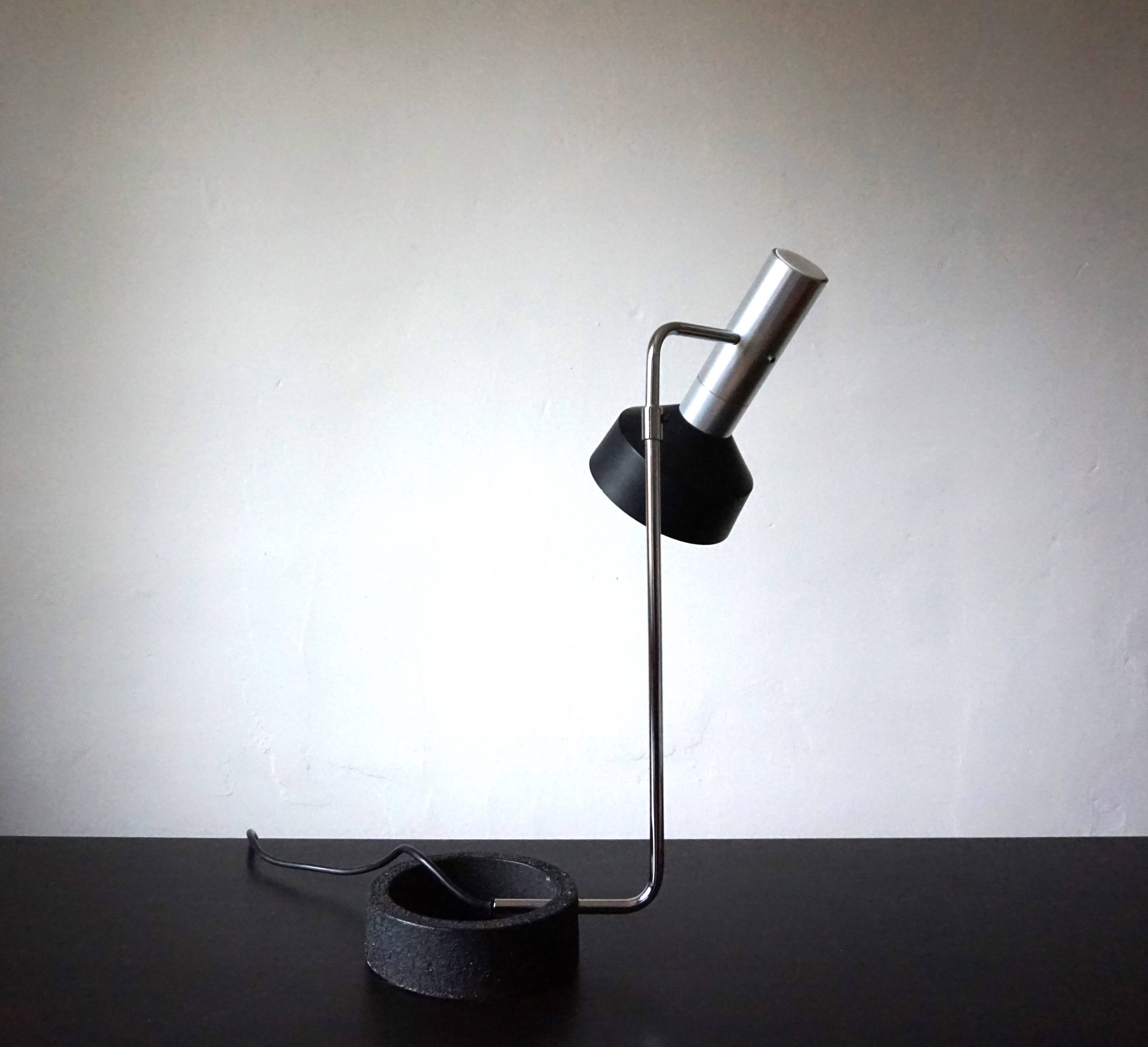 Baltensweiler Minilux table lamp by Rosemarie and Rico Baltensweiler, 1960