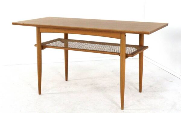 Table basse en opale 'Dedelstorf' - moderne du milieu du siècle - vintage