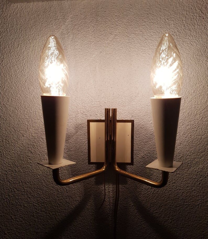 Lot of two vintage 70s wall appliques