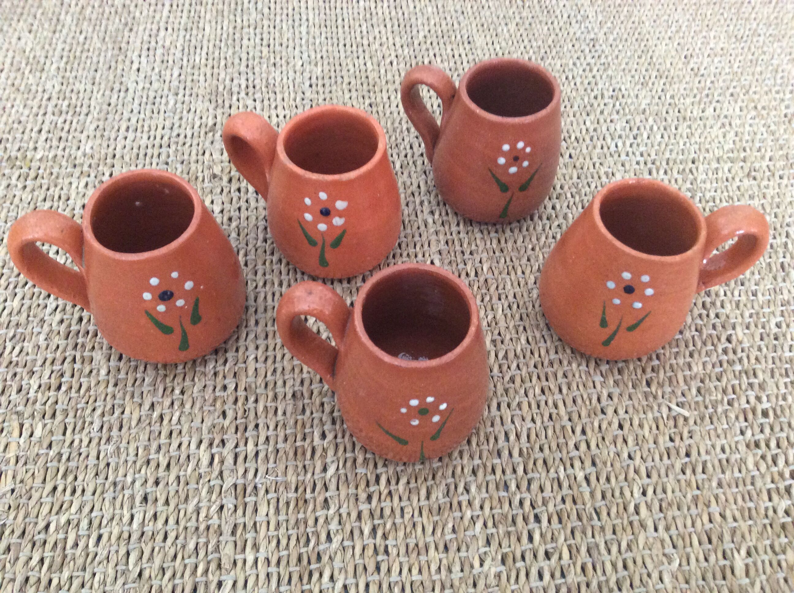 Série de 5 tasses à café