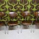 Set of four Se 68 chairs by Egon Eiermann for Wilde+Spieth.