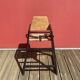 Wooden high chair for baby