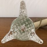 Old glass lamp base