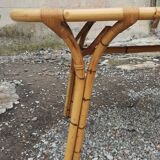 1970s rattan dining table