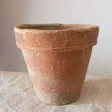 4 old terracotta pots height 12 cm