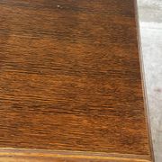 Vintage oak and veneer chest of drawers with 4 drawers.