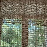 Vintage crochet curtain