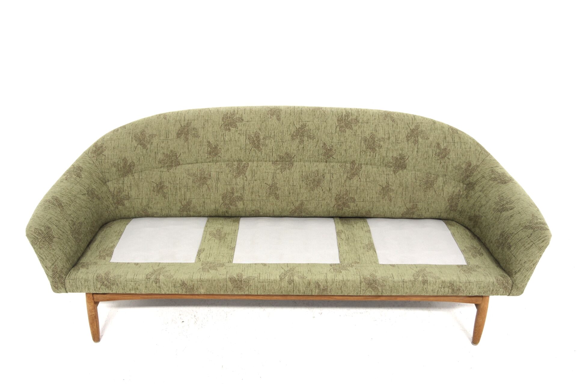 Canapé scandinave en chêne, 3 places, Suède, 1950