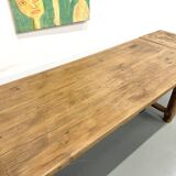 Extendable oak table, 1950s