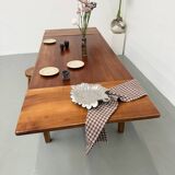Cherry farmhouse table with 260cm extensions