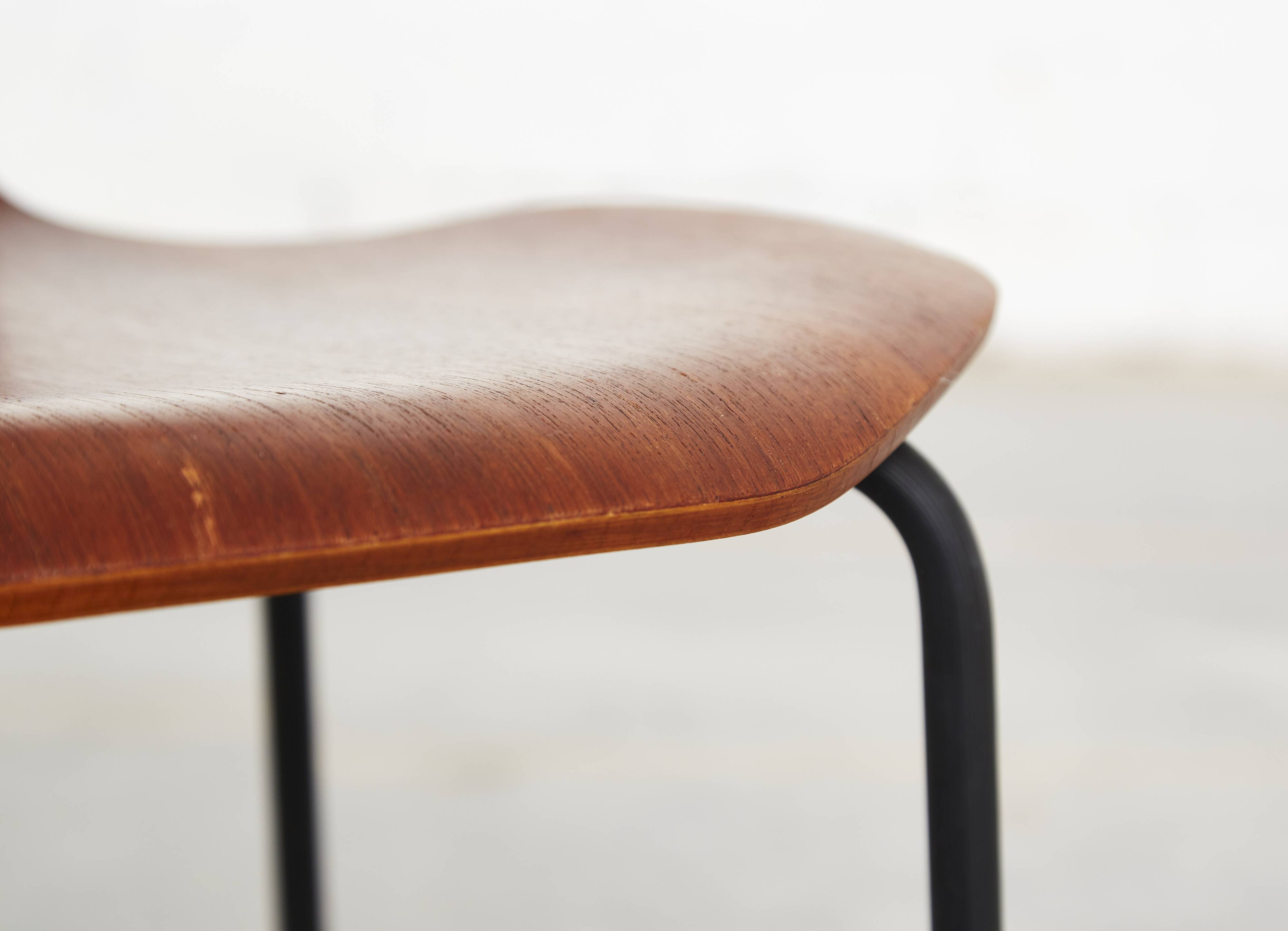 Chaise Hammer 3103 d'Arne Jacobsen pour Fritz Hansen I Ensemble de quatre