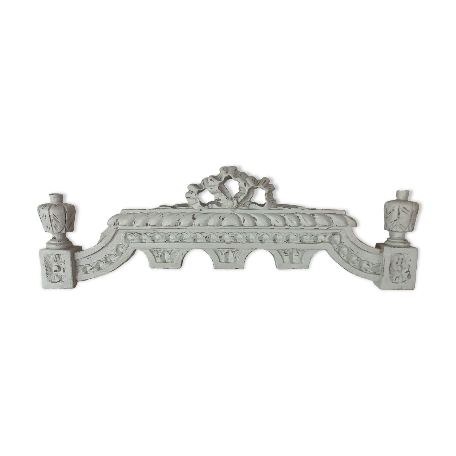 Fronton boiserie murale style Louis XVI