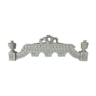 Pediment wall woodwork Louis XVI style