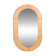 Large vintage pine mirror from the 1970s with craftsmanship.