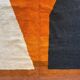 Beni Ourain Berber rug with coloured patterns 1.5/2.5 m