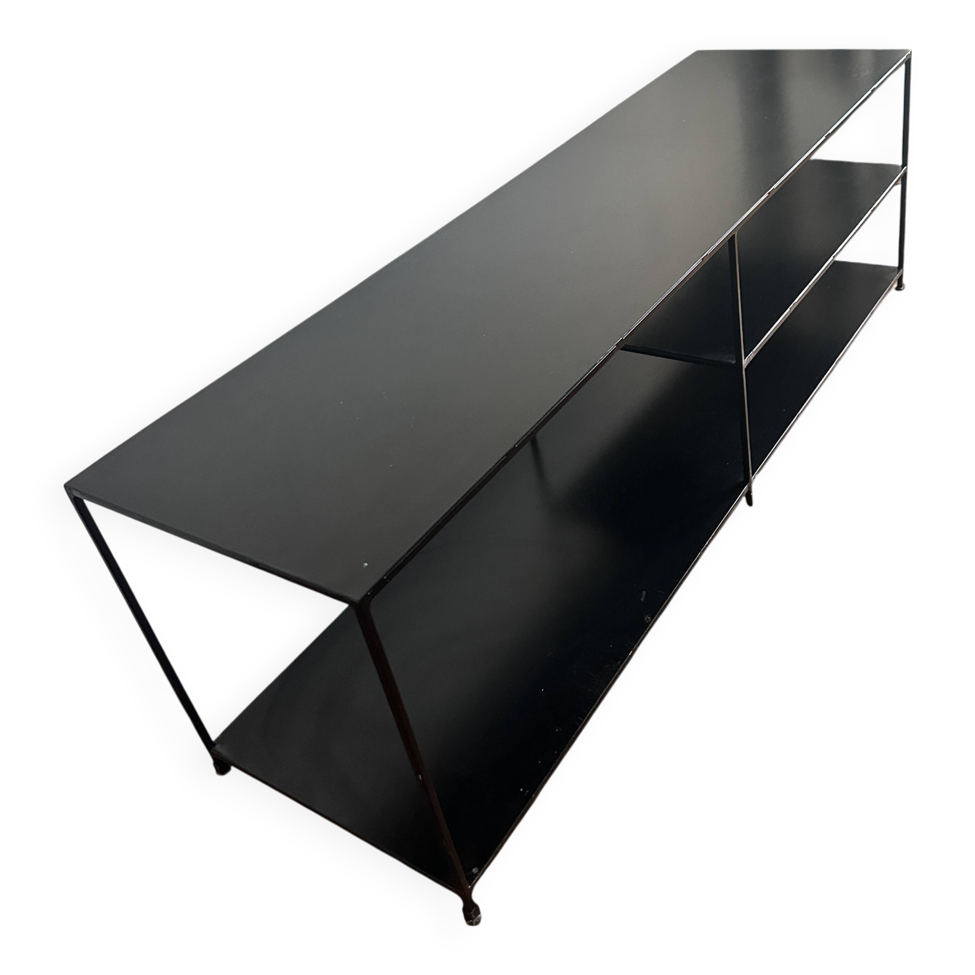 AM/PM steel metal TV cabinet