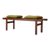 Italian slatted bench, 1960s