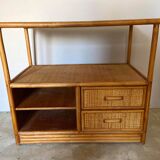 Rattan wicker and wood furniture