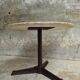 Garden table bistro table in cast iron with marble