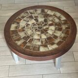 Ceramic coffee table vintage design 60s