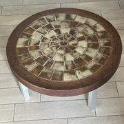 Table basse céramique design vintage années 60