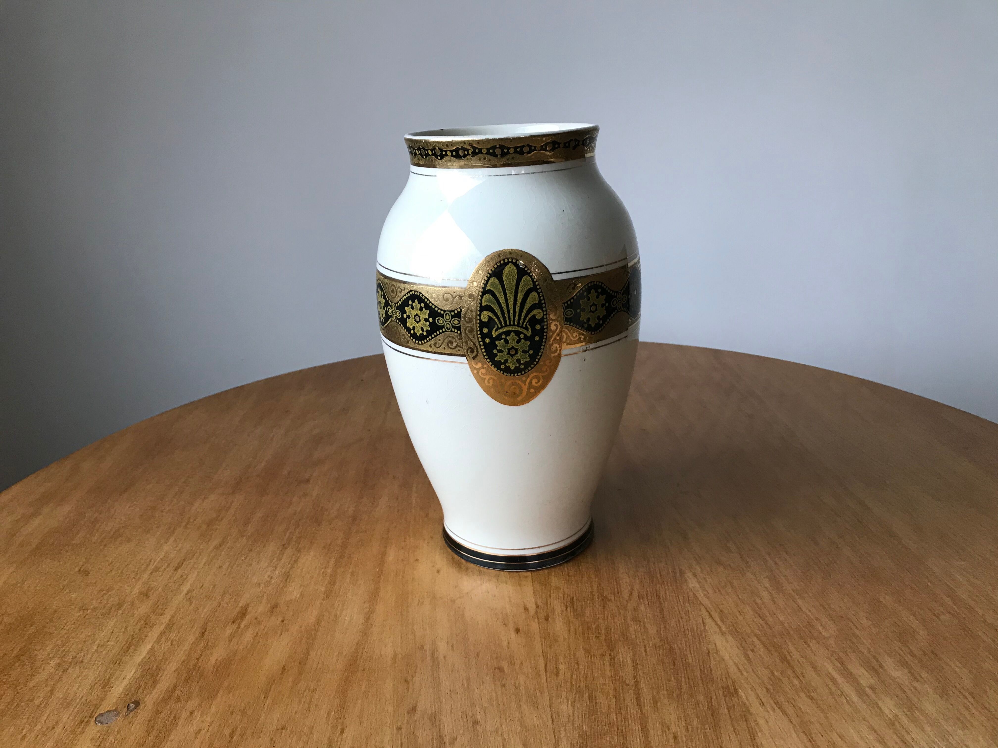 Vase in earthenware signed Bosh Brothers Kéramis, BFK, circa 1900