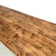 XXL farmhouse table 4 metres in solid pine - 6 legs - 1950s