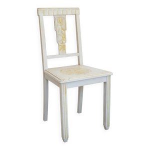 chaise Art Déco en bois