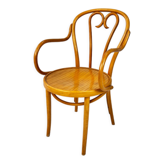 Bentwood armchair By Zpm Radomsko, 1950s