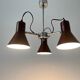 A Space Bordeaux ceiling light with 3 arms, 1970s, Germany