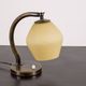 Danish Brass and Opaline Glass Desk Lamp, circa 1930s