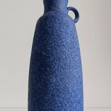 Mid-Century Ceramic Jug Vase by Ceramano, Blue Glaze, West Germany