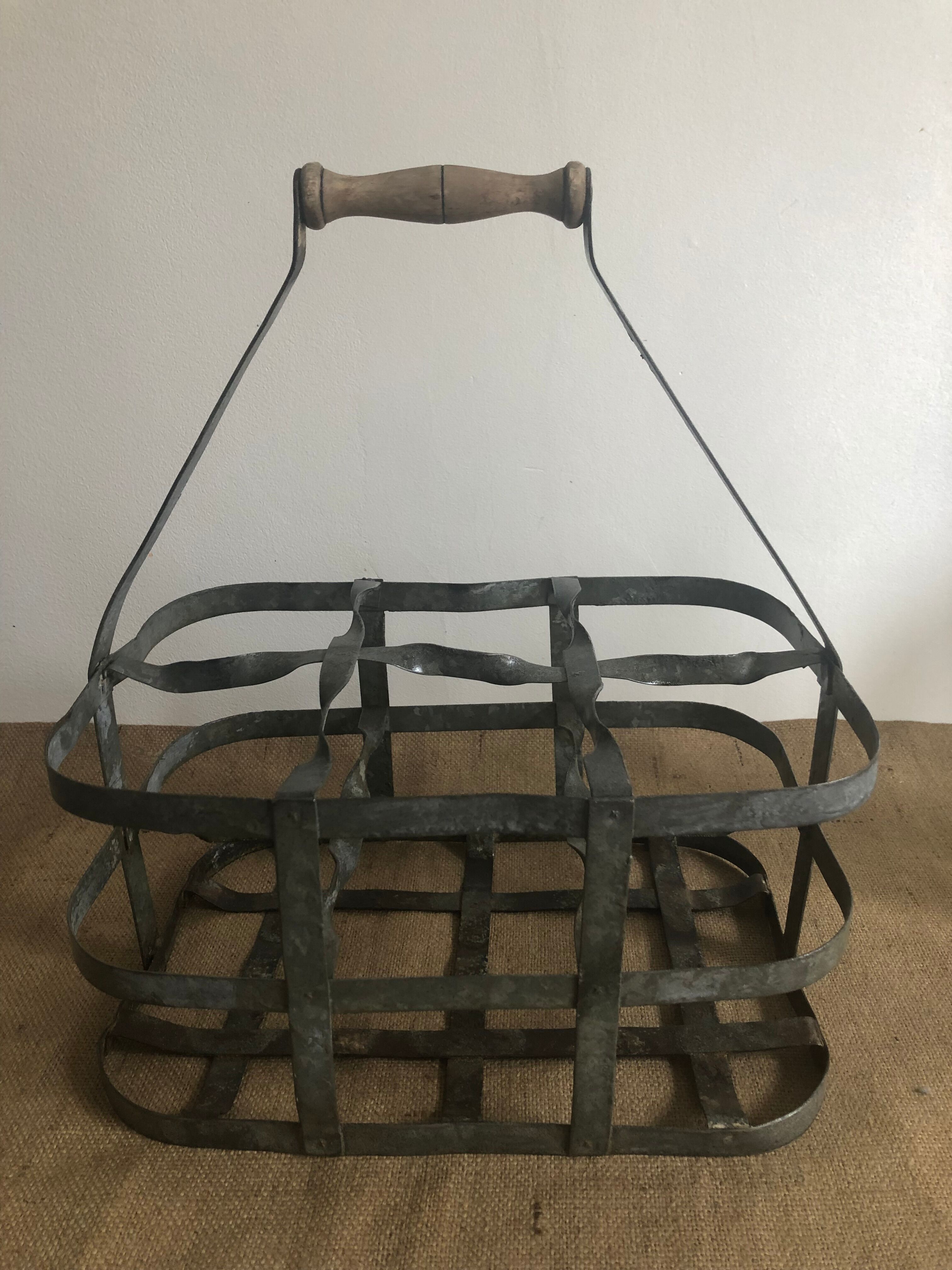 Porte-bouteilles en zinc
