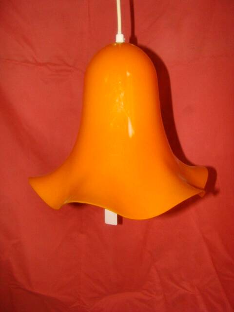 orange plastic suspension from the 1970s