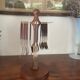 Cutlery in brass and rosewood 24pcs