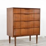 Midcentury Austinsuite Teak Chest Of Drawers. Vintage Modern / Danish Style