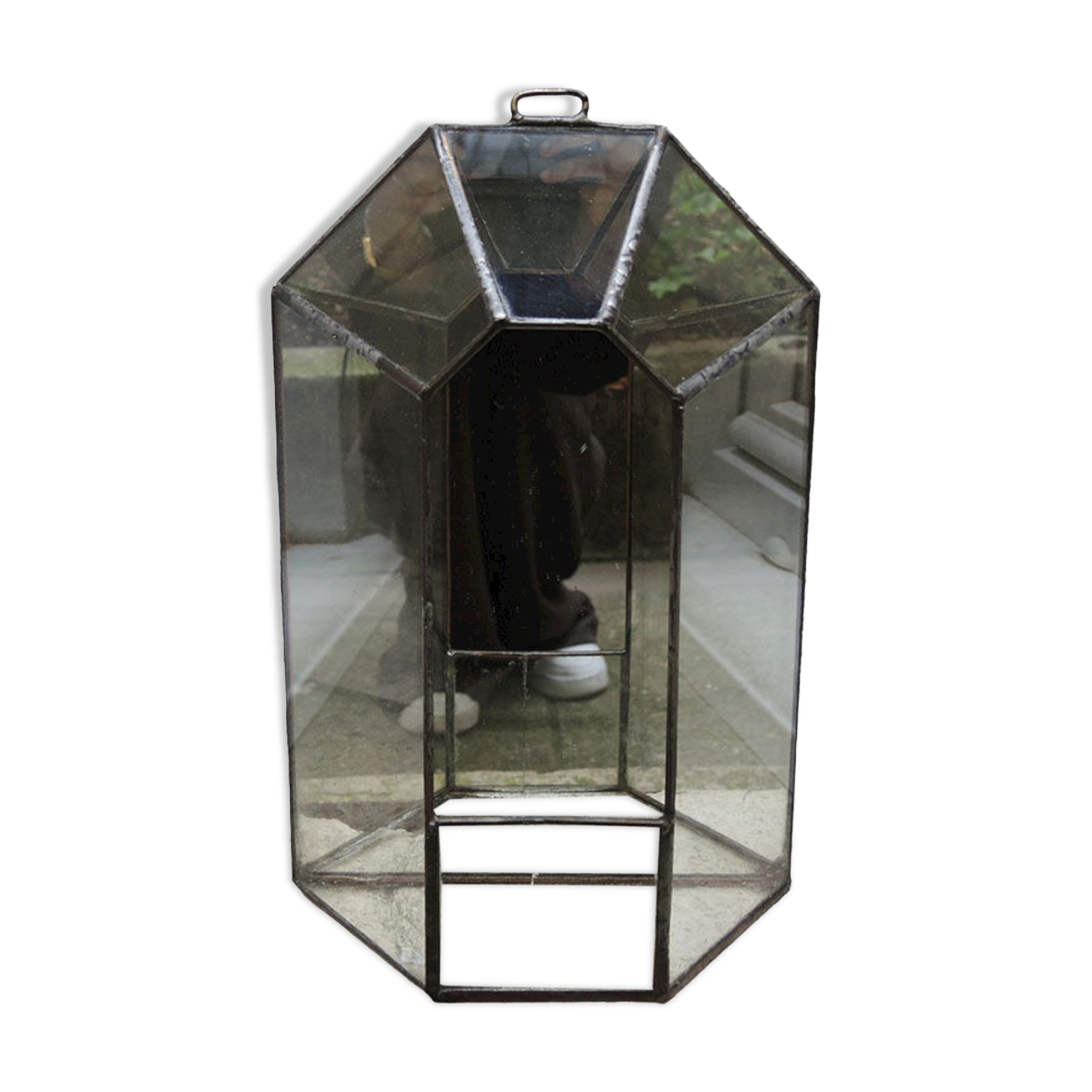 Old mini octagonal wall display