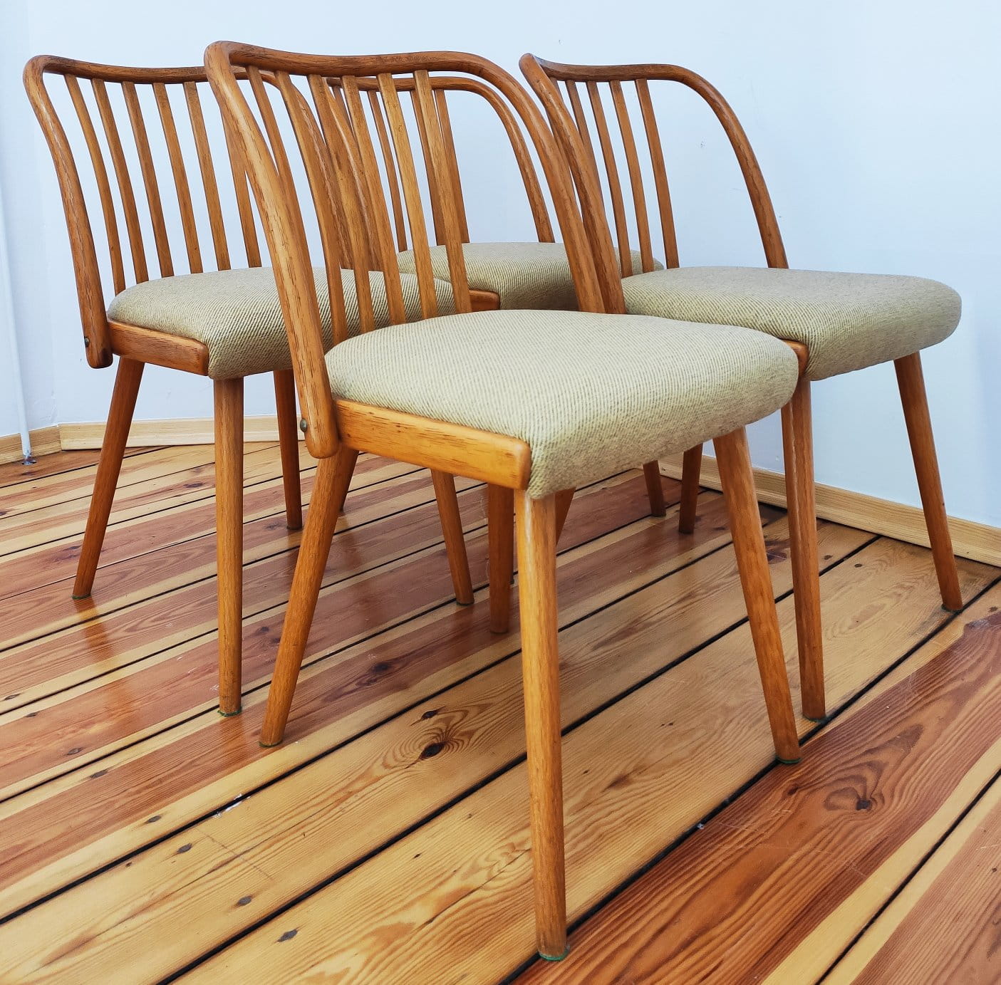 Set of Four Chairs by A. Suman for Tatra Nabytok, Czechoslovakia, 1960s