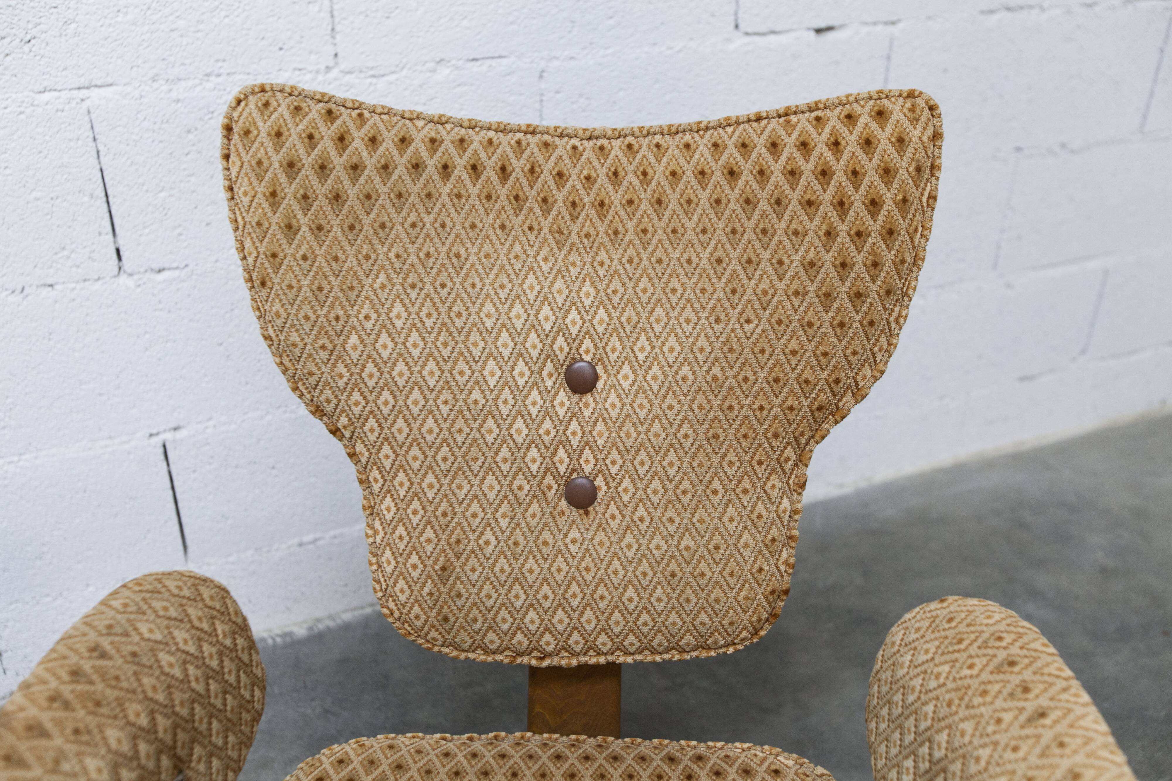 Pair of Lounge chairs by Roger Landault, ABC edition, 1950.