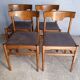 4 Scandinavian wooden chairs 1960