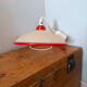 Suspension design Memphis red and white vintage model from the 80s.