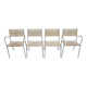 Set of 4 Miss B dining chairs by Tito Agnoli for Bonacina, 1990s.