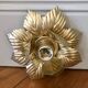 Golden flower applique